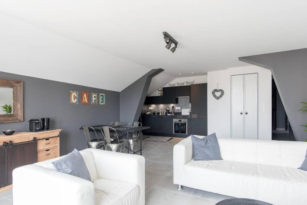 Appartement 4 Etoiles Vue Mer Et Bord De Plage Chez Odette Saint-Malo Bagian luar foto